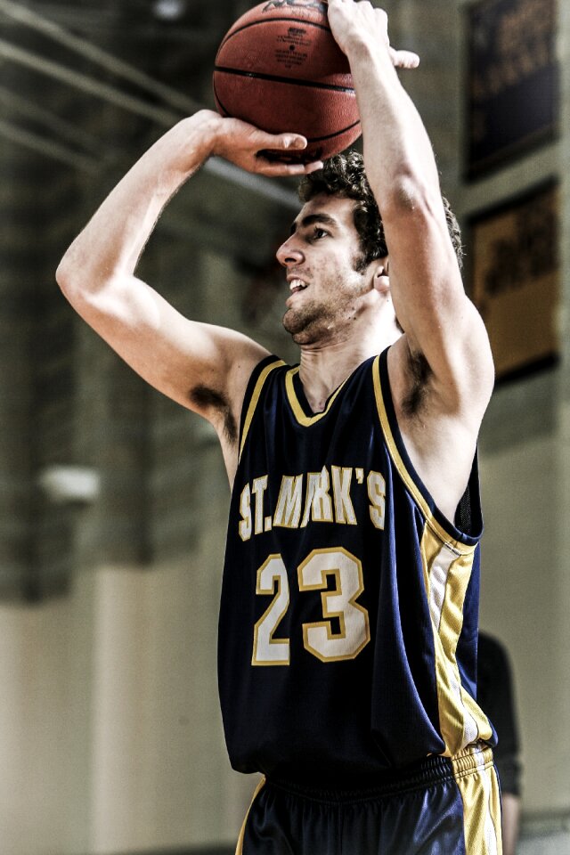 Shot shooting ball