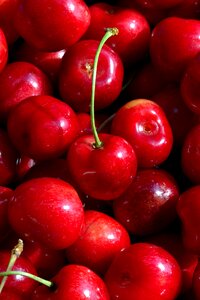 Nature vitamins sweet cherries photo