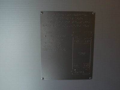 Braille map on E259 entrance
