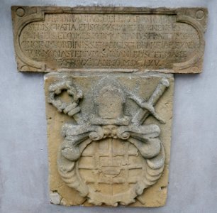 Brakel - Wappenstein bei der Kapuzinerkirche photo