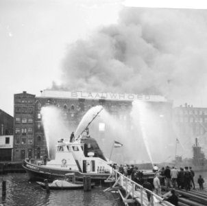 Brand in pakhuis van Blauwhoed aan de Nieuwe Vaart overzicht, Bestanddeelnr 916-4981