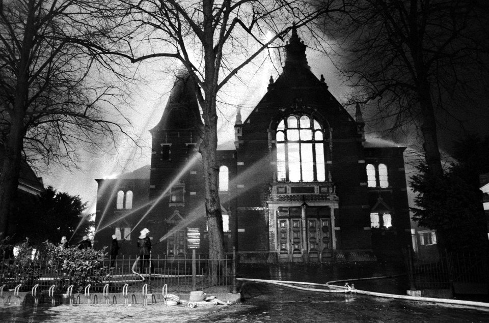 Brand in Grote Kerk , Hilversum, Bestanddeelnr 925-2054