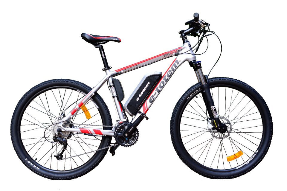 Bike white background