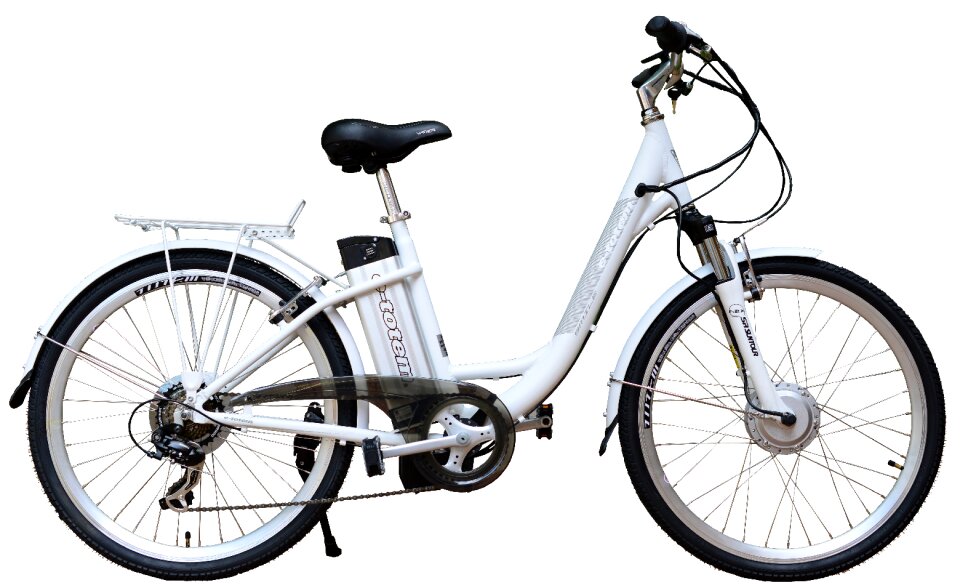 Bike white background