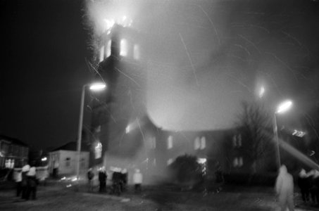 Brand in Grote Kerk , Hilversum, Bestanddeelnr 925-2058