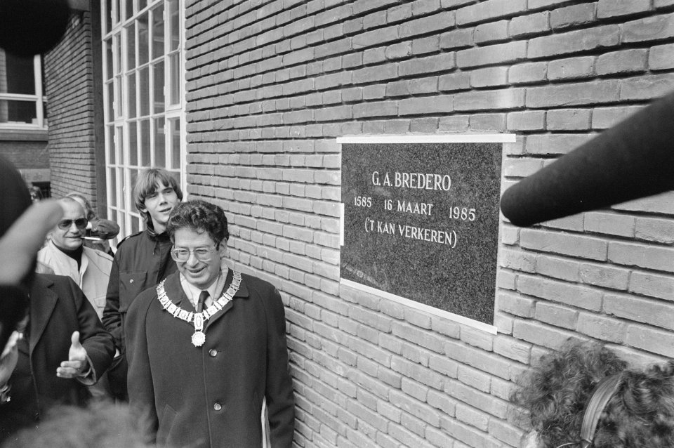 Brederofestival in A'dam t.g.v. het feit dat Amsterdams dichter Gerbrand Adriaan, Bestanddeelnr 933-2675