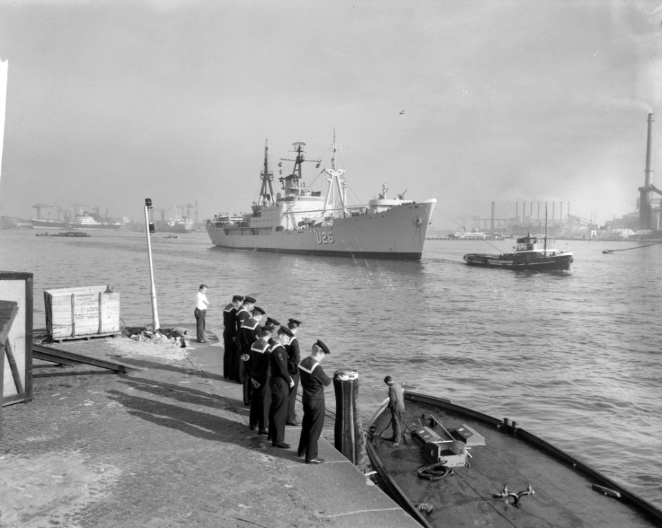 Braziliaans schoolschip in Amsterdam, Custodio de Mello, Bestanddeelnr 914-3644