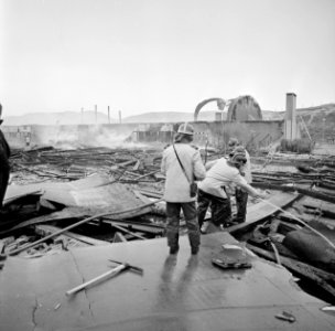 Brand in Egmond aan Zee verwoest sporthal en zwembad, Bestanddeelnr 929-4655