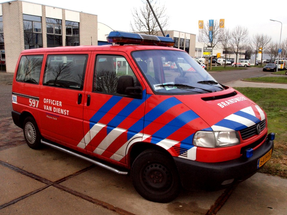 Brandweer Kennemerland Rayon Zuid, VW, Unit 597 Officier van Dienst