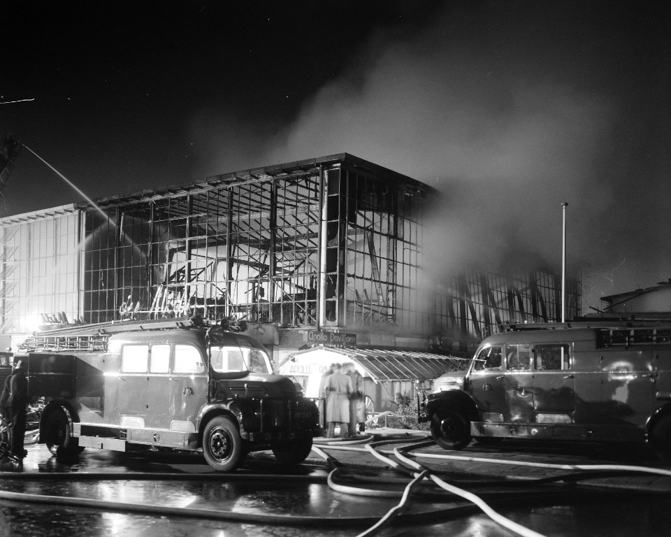 Brand in Du Midi aan de Apollolaan te Amsterdam Blussingswerkzaamheden, Bestanddeelnr 908-9150