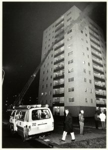 Brand in torenflat. NL-HlmNHA 54020799