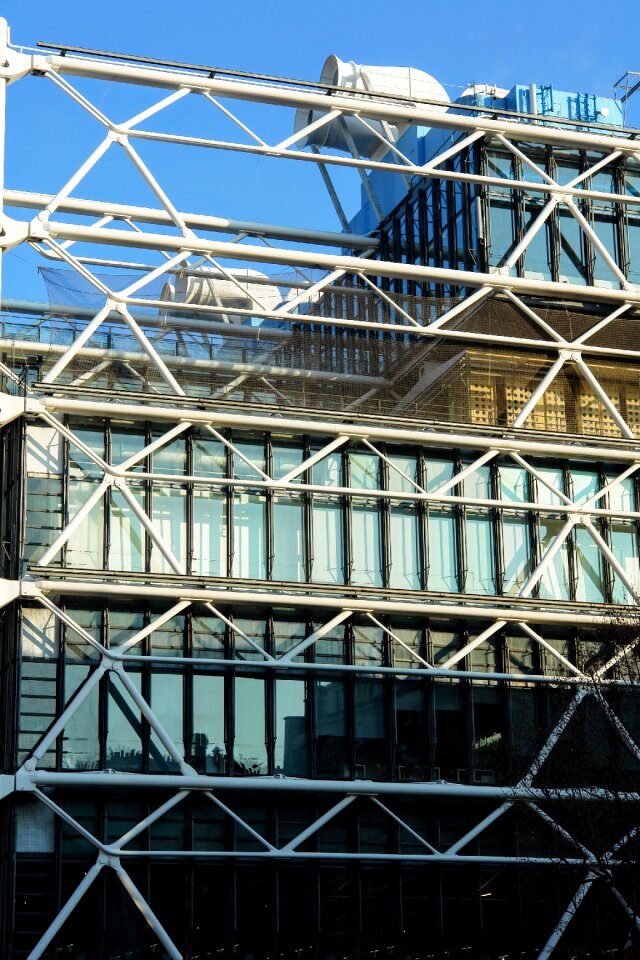 Architecture facade plexiglas