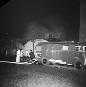 Brand in chemicalienopslagplaats in de Vierhavenstraat te Rotterdam, overzicht b, Bestanddeelnr 917-6799