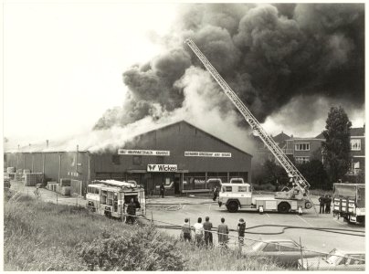 Brand bij het doe-het-zelfbedrijf Wickes, Verspronckweg 63a, NL-HlmNHA 54014847