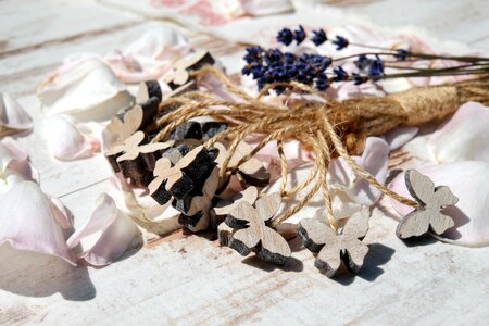 Art ornament rose petals