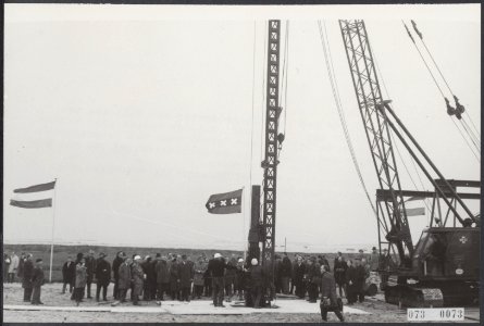 Bouwnijverheid, stadswijken, plechtigheden, bijlmermeer, Bestanddeelnr 073-0073