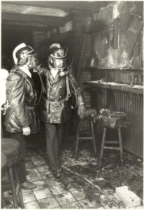 Brand in café 't Monopole. NL-HlmNHA 54025693