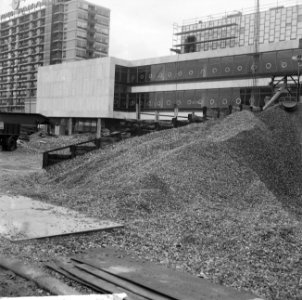 Bouw Concertgebouw te Rotterdam, de bouw, Bestanddeelnr 917-0386