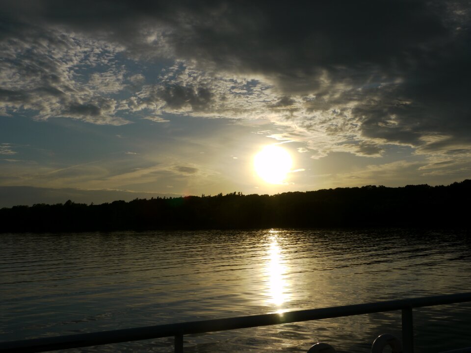 Water nature silhouette