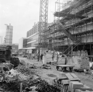 Bouw Concertgebouw te Rotterdam, de bouw, Bestanddeelnr 917-0389