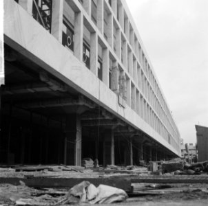 Bouw Concertgebouw te Rotterdam, de bouw, Bestanddeelnr 917-0390