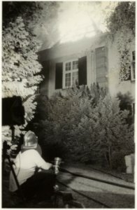 Brand in villa Belvedère aan de Bloemendaalseweg 6 in Overveen. NL-HlmNHA 54023965
