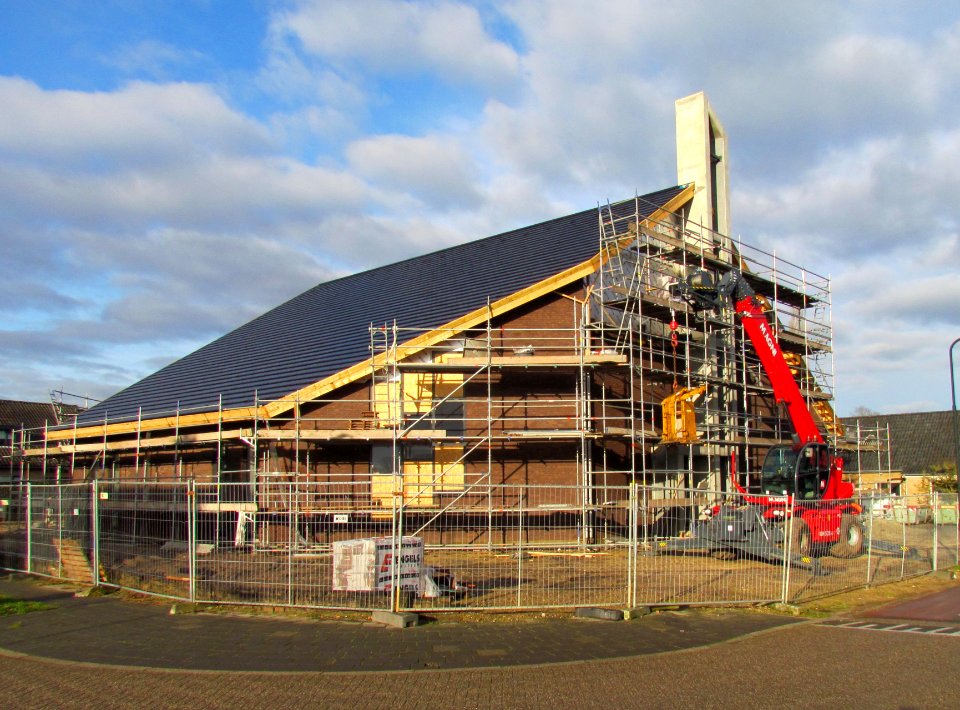 Bouw Eben-Haëzerkerk Beekbergen, januari 2021 (2)