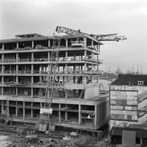 Bouwkraan omgevallen in Rotterdam, twee doden, Bestanddeelnr 920-9371