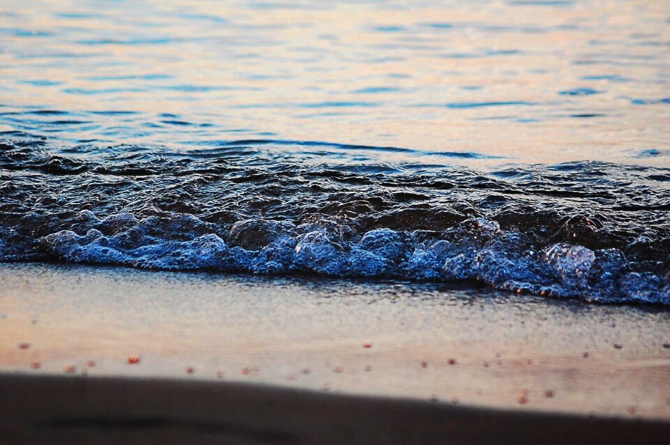 Ocean wave blue