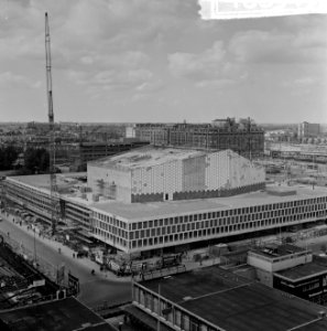 Bouw Concertgebouw te Rotterdam nadert zijn voltooiing, Bestanddeelnr 916-8349