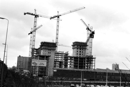 Bouwactiviteiten, nieuwbouw, handel, Bestanddeelnr 932-5437