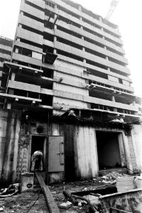 Bouw atoomvrije bunker bij het in aanbouw zijnde nieuwe Academisch Ziekenhuis in, Bestanddeelnr 930-6680