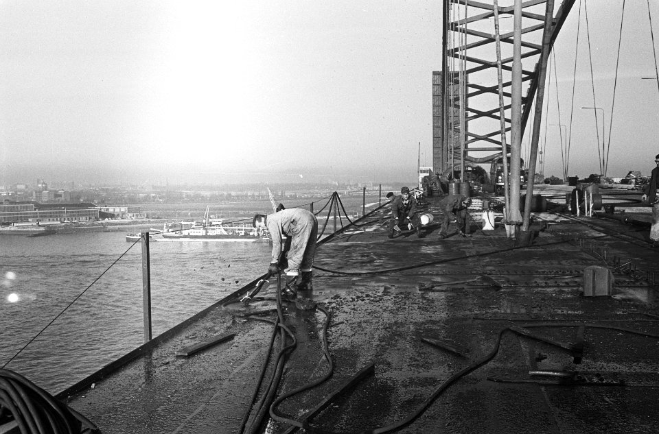 Bouw Brienenoordbrug, de werkzaamheden, Bestanddeelnr 917-3035