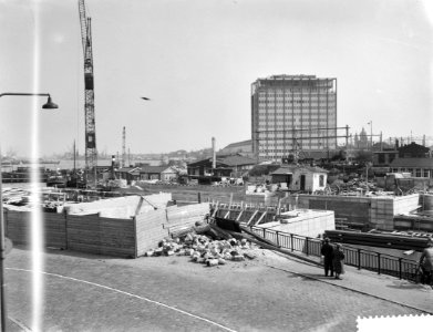 Bouw brug over de Westerdoksluis als eerste schakel voor toekomst, Bestanddeelnr 911-1780
