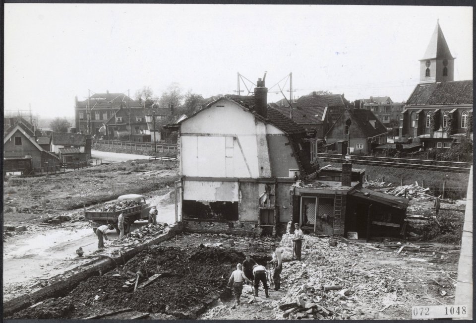 Bouwnijverheid, stations, Amsterdam-Sloterdijk, Bestanddeelnr 072-1048