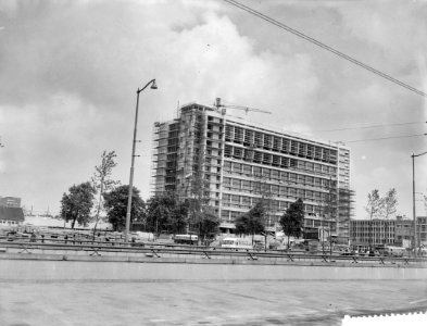 Bouw stationspostkantoor te Rotterdam, Bestanddeelnr 909-7228