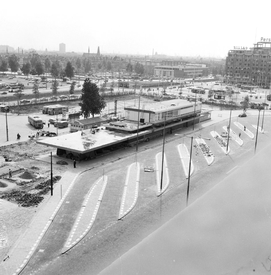 Bouw busstation te Rotterdam, Bestanddeelnr 911-5206