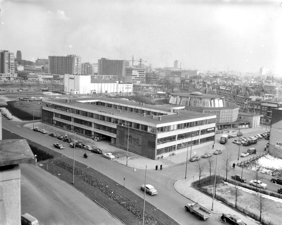 Bouwcentrum te Rotterdam exterieur, Bestanddeelnr 909-3974