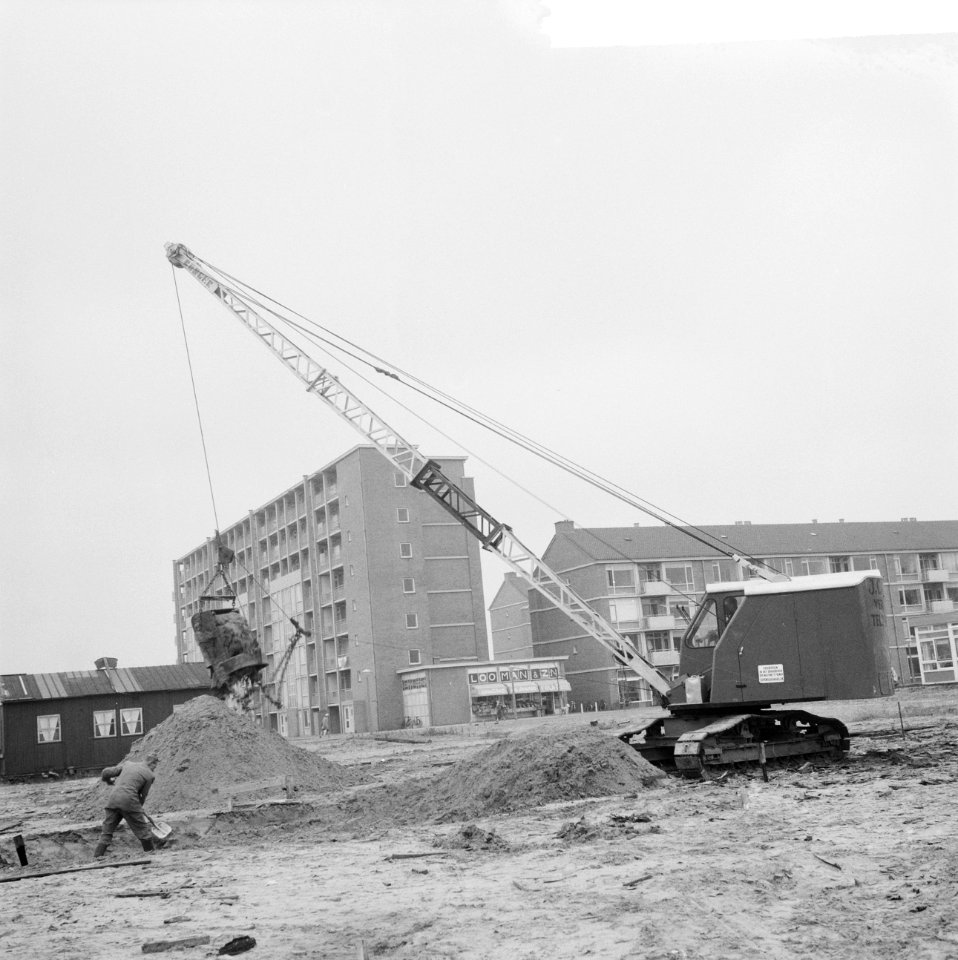 Bouw huizen etc in Amsterdam Nieuw West, Bestanddeelnr 911-8066