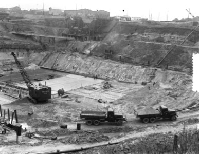 Bouwput Velsertunnel waar ingang komt, Bestanddeelnr 905-5045