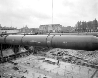 Bouwactiviteiten, wegenbouw, tunnels, Bestanddeelnr 919-6361