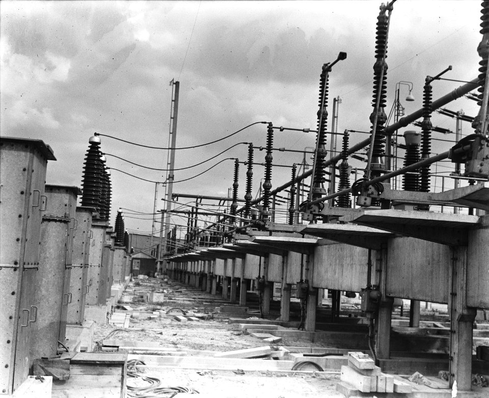 Bouw centrale Waalhaven te Rotterdam, Bestanddeelnr 909-6077