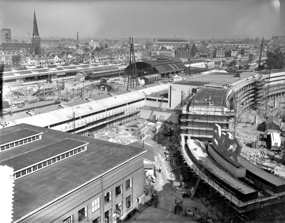 Bouw Centraal Station Rotterdam, Bestanddeelnr 908-0552