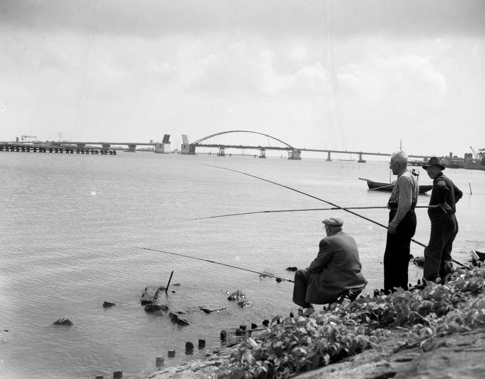 Bouw brug bij Schellingwoude over het Buiten IJ, Bestanddeelnr 908-8620