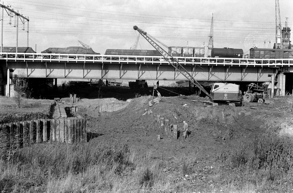 Bouwput voor IJ tunnel aan Kadijksgracht, Bestanddeelnr 913-0880