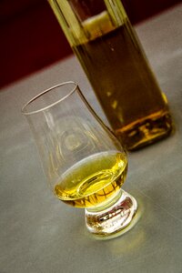 Glass bar brandy photo