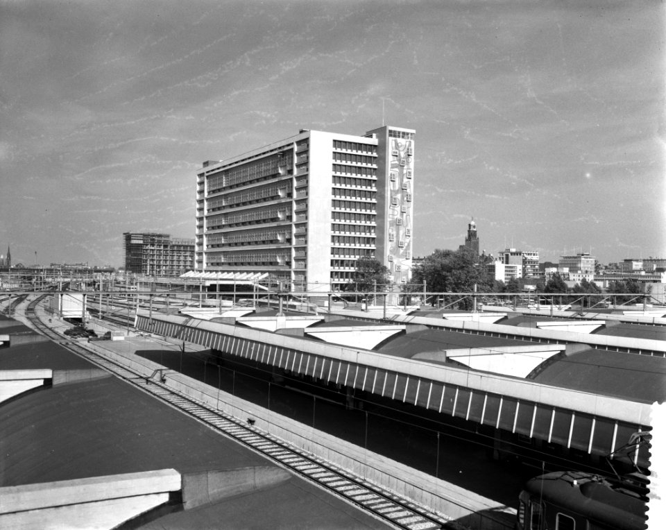 Bouw stationspostkantoor te Rotterdam, Bestanddeelnr 910-4021