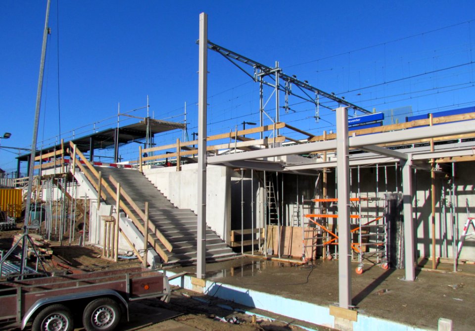 Bouw 3e perron Deventer (2)