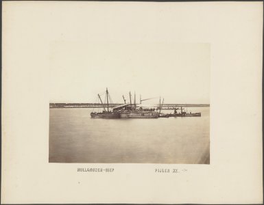 Bouw van pijler XI voor de brug over het Hollandsch Diep, Bestanddeelnr 619