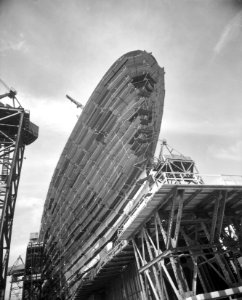 Bouw vlaggeschip Rotterdam voor de HAU bij RDM, Bestanddeelnr 909-6085
